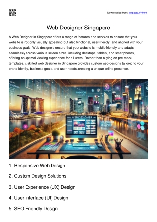 Web Designer Singapore