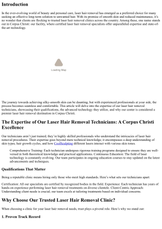 The Expertise of Our Laser Hair Removal Technicians: A Corpus Christi Excellence