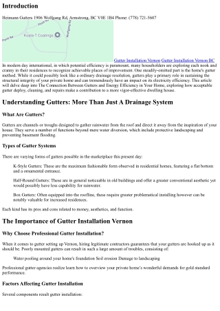 The Connection Between Gutters and Energy Efficiency in Your Home
