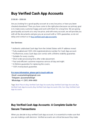 How to Buy Verified Cash App Accounts in 2025
