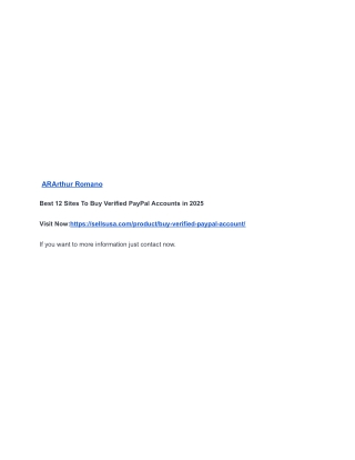 Where to Buy a Verified Paypal Account