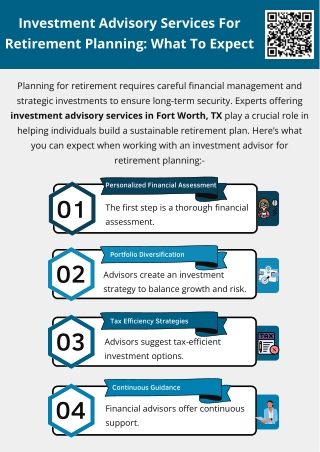 Investment Advisory Services For Retirement Planning: What To Expect