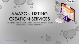 Amazon Listing Creation Services: Crafting Listings That Sell