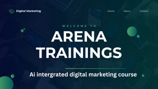 Join the Best Digital Marketing Course in Jaipur – Arena Trainings