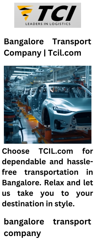 Bangalore Transport Company  Tcil.com