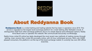 Join the Action! How Reddy Anna Website Keeps Fans Engaged with Real-Time Cricke
