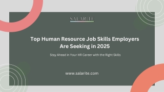 Top Human Resource Job Skills Employers Are Seeking in 2025