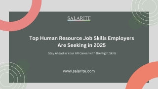 Top Human Resource Job Skills Employers Are Seeking in 2025