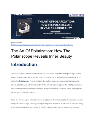 The Art Of Polarization_ How The Polariscope Reveals Inner Beauty