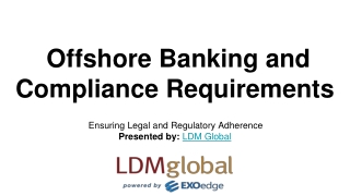 _Offshore Banking and Compliance Requirements