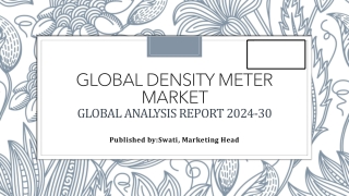 Global Density Meter Market: Trends, Growth, and Regional Insights