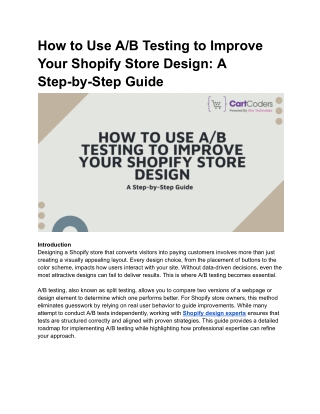 How to Use A_B Testing to Improve Your Shopify Store Design_ A Step-by-Step Guide