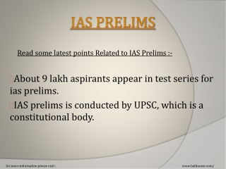 Are you wanted to know about IAS Prelims