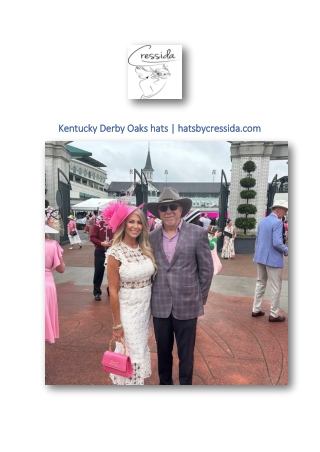 Kentucky Derby Oaks hats | hatsbycressida.com
