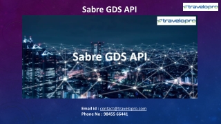 Sabre GDS API