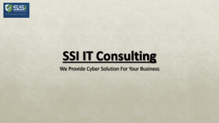 SSI IT Consulting: Expert Cyber Threat Intelligence Services for Advanced Securi