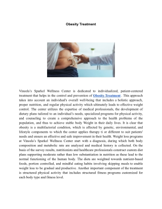 Obesity Treatment