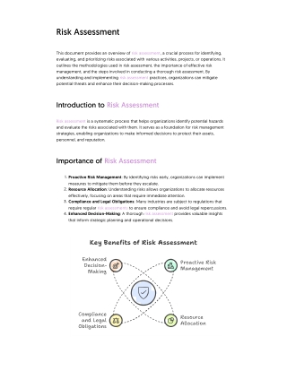 Risk Assessment