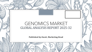 Genomics Market Forecast: Emerging Opportunities and Challenges