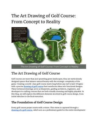 The Art of Golf Course Drawings_ From Concept to Reality__ off-site kriti