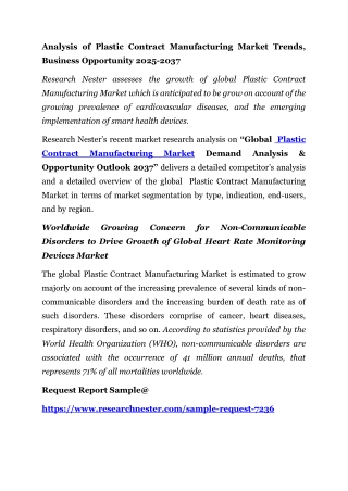 Plastic Contract Manufacturing Market