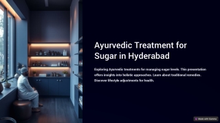 Ayurvedic Treatment for Sugar in Hyderabad