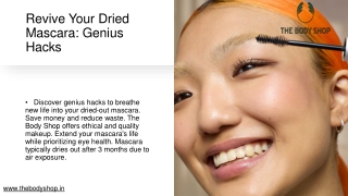 4 Genius Tips to Resurrect Dried-Out Mascara