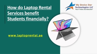 Is Renting a Laptop in Dubai worth it for Students?