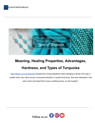 Meaning, Healing Properties, Advantages, Hardness, and Types of Turquoise.docx (1)