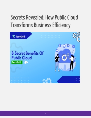 Secrets Revealed: Why Public Cloud is the Future of IT Infrastructure
