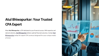 Atul Bhiwapurkar – Expert CPA Professional Offering Financial Excellence