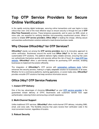 Top OTP Service Providers for Secure Online Verification (1).docx  Google Docs