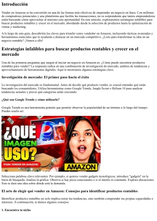 Estrategias infalibles para buscar productos rentables y crecer en el mercado