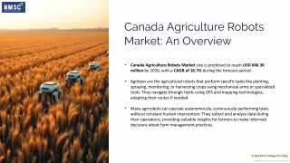 Canada Agriculture Robots Market