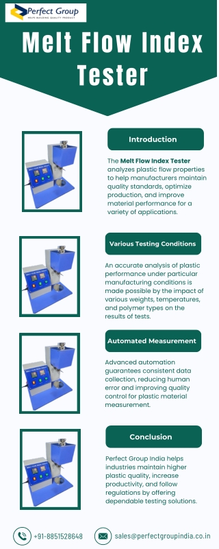 Melt Flow Index Tester