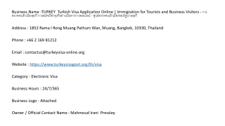 TURKEY  Turkish Visa Application Online | Immigration for Tourists and Business