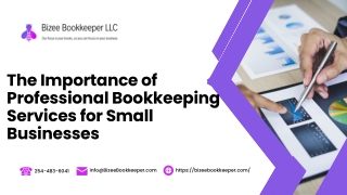 The Importance of Professional Bookkeeping Services for Small Businesses