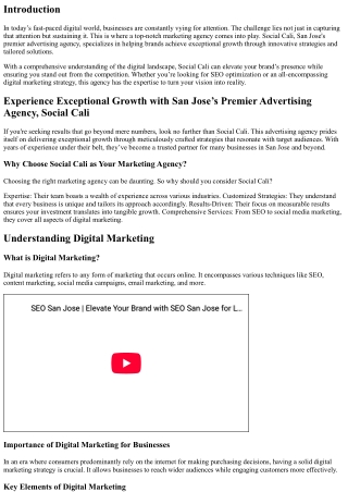 Experience Exceptional Growth with San Jose’s Premier Advertising Agency, Social
