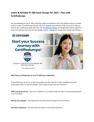 Updated pl-300 exam dumps 2025