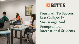 Your Path To Success Best Colleges In Mississauga And Brampton For International Students