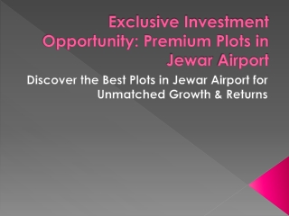 Exclusive Investment Opportunity