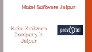 Hotel Software Company In Jaipur