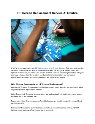 HP Screen Replacement Service Al Ghubra (1)