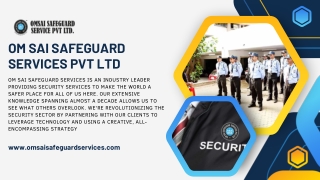 Stay Safe with Expert Security Services in Indore Today