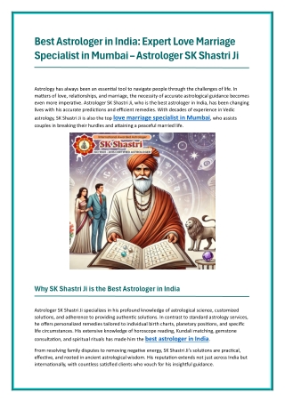 Best Astrologer in India
