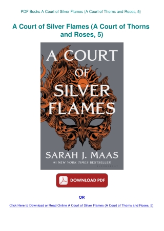 PDF Books A Court of Silver Flames (A Court of Thorns and Roses  5)