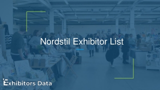 Nordstil Exhibitor List