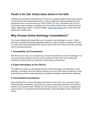 Get Online Astro Advice in the USA | Expert Astrologers Available