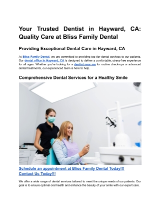 Your Trusted Dentist in Hayward, CA_ Quality Care at Bliss Family Dental (1)
