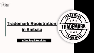 Trademark Registration in Ambala|Documents|Process|Consultants